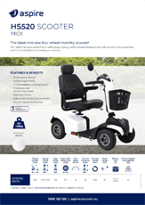 Aspire HS520 Mobility Scooter Flyer