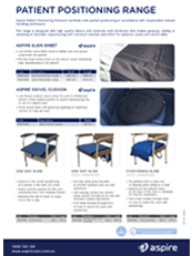 Aspire Patient Positioning Products Flyer
