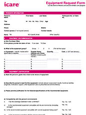 icare Equipment Request Form